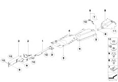 E83N X3 2.0d M47N2 SAV / Vehicle Trim/  Heat Insulation