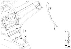 E83 X3 2.0d M47N2 SAV / Vehicle Trim Retrofit Dark Maplesycamore Wood Trim