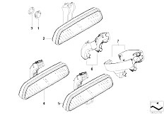 E83N X3 2.0d M47N2 SAV / Vehicle Trim/  Inside Mirror Manually Dippable