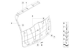 E83N X3 2.0d M47N2 SAV / Vehicle Trim/  Trim Panel Trunk Lid