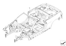 E64N 630i N52N Cabrio / Bodywork Body Skeleton