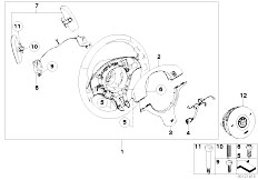 E46 M3 S54 Coupe / Steering/  M Sports Strng Whl Airbag Sequ Gearbox-2