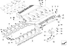 E65 760i N73 Sedan / Engine/  Intake Manifold System