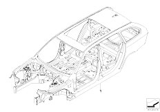 E61N 525d M57N2 Touring / Bodywork/  Body Skeleton