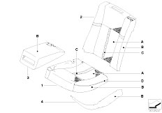 E65 745d M67N Sedan / Individual Equipment/  Ind Comfort Seat Klima Leather U6 Rear