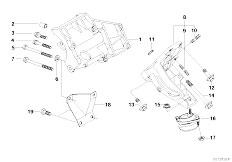 E38 735i M62 Sedan / Engine And Transmission Suspension Engine Suspension