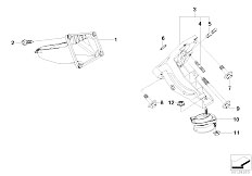 E39 540i M62 Sedan / Engine And Transmission Suspension Engine Suspension