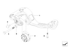 E83N X3 2.0d M47N2 SAV / Engine And Transmission Suspension Gearbox Suspension 4 Wheel Drive