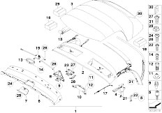 E85 Z4 3.0i M54 Roadster / Sliding Roof Folding Top/  Folding Top