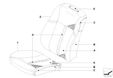 E61 535d M57N Touring / Individual Equipment/  Individual Cover Klima Leather Comf Seat