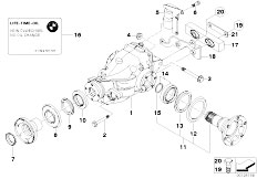 E46 330d M57N Touring / Rear Axle/  Differential Drive Output