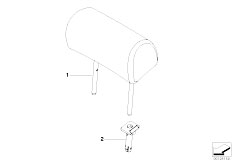E83 X3 2.5i M54 SAV / Seats Headrest Rear