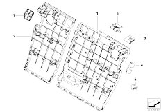 E83 X3 2.5i M54 SAV / Seats Trim Through Loading Facility