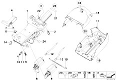 E53 X5 4.8is N62 SAV / Steering Steering Wheel Column Adjustment Electr