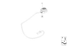 E85 Z4 2.5i N52 Roadster / Communication Systems Single Parts F Hands Free Facility