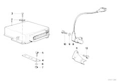 E30 320i M20 Cabrio / Engine Electrical System/  Control Unit Dme Trigger Contact