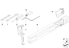 E83 X3 3.0d M57N2 SAV / Equipment Parts Car Tool Warning Triangle