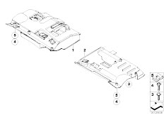 E85 Z4 2.5i N52 Roadster / Vehicle Trim Trim Panel Dashboard Lower