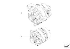 E67 745LiS N62 Sedan / Engine Electrical System Alternator