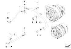 E67 745LiS N62 Sedan / Engine Electrical System Cable Starter