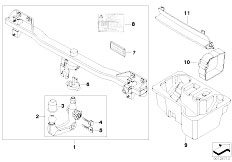 E83 X3 3.0d M57N2 SAV / Equipment Parts Towing Hitch Detachable
