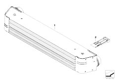 E60 530d M57N Sedan / Radiator/  Charge Air Cooler