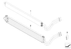 E60 530d M57N Sedan / Radiator/  Power Steering Cooler