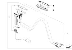 E60 525d M57N Sedan / Fuel Supply/  Fuel Pump Fuel Level Sensor Right