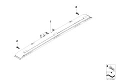 E83 X3 2.0d M47N2 SAV / Lighting Third Stoplamp