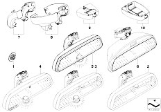 E83N X3 2.0d M47N2 SAV / Vehicle Trim/  Interior Mirror With Automatic Dip