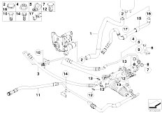 E61 525i M54 Touring / Steering/  Power Steering Oil Pipe Active Steering