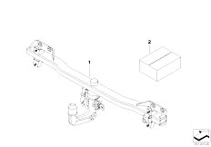 E83 X3 3.0d M57N2 SAV / Equipment Parts Retrofit Kit Towing Hitch