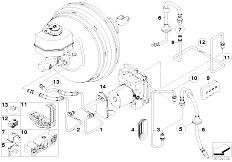 E83 X3 3.0d M57N2 SAV / Brakes Brake Pipe Front-2