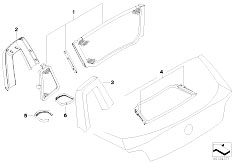 E85 Z4 2.5i N52 Roadster / Sliding Roof Folding Top Retrofit Wind Deflector