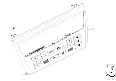 E83 X3 2.0d M47N2 SAV / Heater And Air Conditioning Control Unit Automatic Air Cond Auc