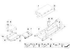 E83 X3 3.0d M57N2 SAV / Communication Systems Single Parts Sa 644 Trunk