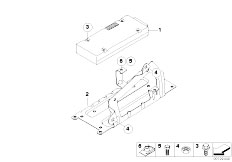 E83 X3 3.0d M57N2 SAV / Communication Systems Single Parts F Teleph Luggage Cptm Japan