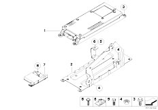 E83 X3 3.0d M57N2 SAV / Communication Systems Single Parts Sa 633 Trunk