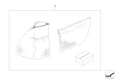 E53 X5 3.0i M54 SAV / Lighting Conversion Kit Rear Lights Facelift 2003