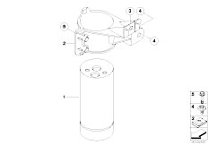E83 X3 2.0d M47N2 SAV / Heater And Air Conditioning Drying Container
