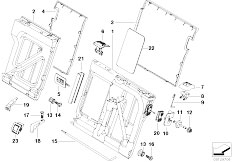 E39 530d M57 Touring / Seats/  Through Loading Facility Single Parts