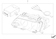 E46 330Ci M54 Cabrio / Vehicle Electrical System/  Retrofit Kit Cornering Light