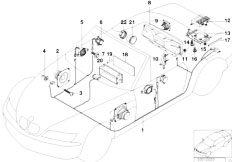 Z3 Z3 3.0i M54 Roadster / Audio Navigation Electronic Systems/  Single Components Hi Fi System