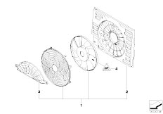 E65 730d M57N2 Sedan / Heater And Air Conditioning/  Pusher Fan