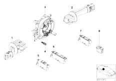 E46 320d M47 Touring / Vehicle Electrical System/  Steering Column Switch Window Lifter