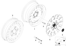 E46 320Ci M52 Coupe / Wheels/  Alloy Rim Styl 12