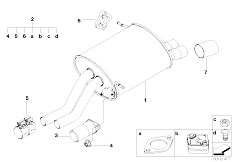 Z3 Z3 2.2i M54 Roadster / Exhaust System Exhaust System Rear