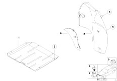 E46 M3 S54 Cabrio / Vehicle Trim Various Body Parts