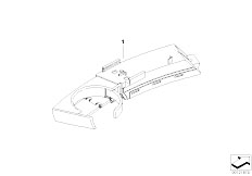 E85 Z4 2.5i N52 Roadster / Vehicle Trim Beverage Holder Retrofit Front