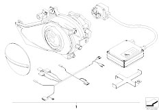 E39 540i M62 Touring / Lighting Installing Set Additio Head Light Xenon